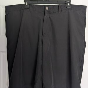 Adidas Black Flat Front Shorts for a Sleek Look